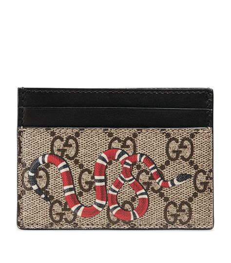 gucci card holder replica|gucci kingsnake card holder.